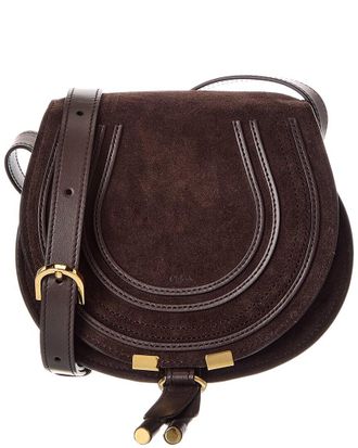 Chloé Chloe Marcie Small Suede Saddle Bag