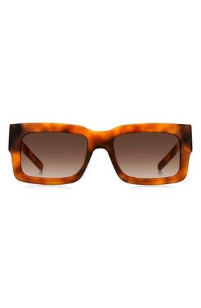 BOSS 54mm Rectangular Sunglasses in 0086-Ha at Nordstrom Rack