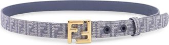 Fendi Jacquard Ff Fabric Belt-Donna