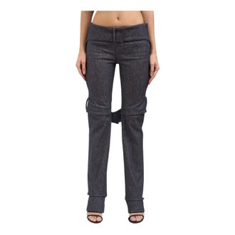 Courr&egrave;ges Dames, Broeken, Grijs, Maat: W26 Denim