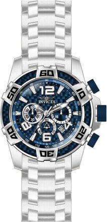 Invicta Pro Diver 51014 Herenhorloge - Quartz Uurwerk - Roestvrij Staal met Blauwe Wijzerplaat - 50 mm