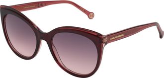 Carolina Herrera Acetat-Schmetterlings-Sonnenbrille HER0175S für Frauen