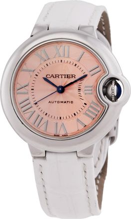 Cartier Pre-owned Cartier Ballon Bleu Automatic Pink Dial Ladies Watch WSBB0002