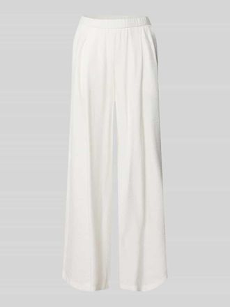 Stehmann Wide Fit Stoffhose aus Viskose-Mix Modell Frencis in Offwhite, Gr&ouml;&szlig;e 42