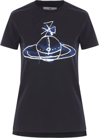 Vivienne Westwood T-shirt con stampa Orb - Nero