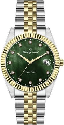 Mathey-Tissot Quartz Green Mother of Pearl Dial Ladies Watch H250954A-B