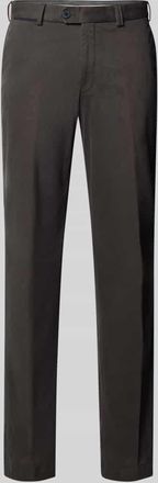 Hiltl Hiltl Regular Fit Stoffhose mit B&uuml;gelfalten Modell Peaker in Dunkelgrau, Gr&ouml;&szlig;e 25