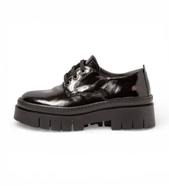 The Art Company Womens Amberes Leather Shoes In Black
