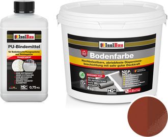 OEM Isolbau Vernice Per Pavimenti In Resina 2k Per Calcestruzzo Bodenbeschichtung 4 Kg Rustico