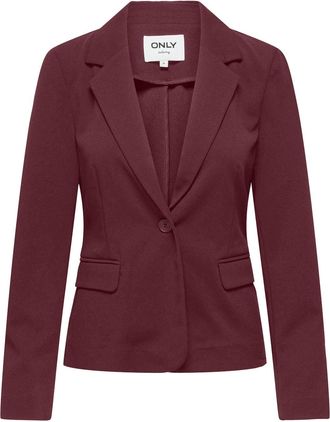 Only Kurzblazer ONLY ONLEPO LIFE L/S FIT BLAZER TLR ZLO, Damen, Gr. 38, gr&uuml;n (port royale), Web, Obermaterial: 95% Polyester, 5% Elasthan, unifarben, regul