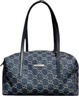 Gucci (WMNS) Gucci Melrose Medium Boston Bag Dark Blue 875228-FAF8V-4042