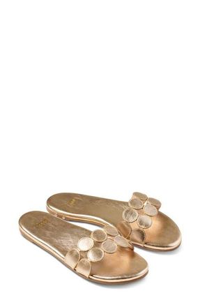 beek Whirlybird Slide Sandal in Gold at Nordstrom, Size 8