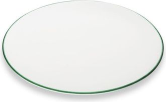 Gmundner Keramik Gmundner Keramik - Gmundner Cer&aacute;mica Borde Verde, Plato De Cena Taza (&oslash; 28cm)