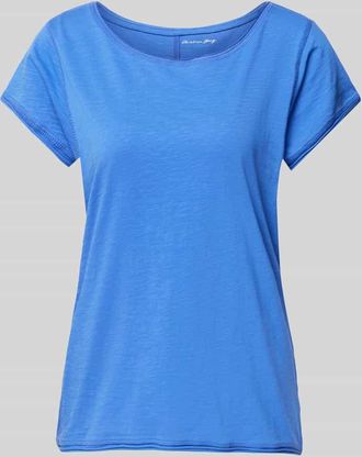 Christian Berg T-Shirt mit Kapp&auml;rmeln in Blau, Gr&ouml;&szlig;e S