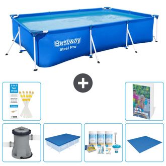 Bestway Piscina Bestway Steel Pro Rectangular - 300x201x66 Cm - 7-piezas S251
