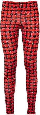 La DoubleJ Skinny Jersey Leggings - Dames - Leggings - Rood - S - Broeken