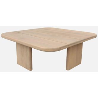 Sweeek Tavolino da giardino quadrato in legno di acacia, 70cm