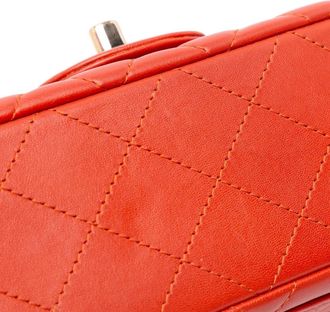 Chanel Hobo Bags - 2017-2018 Mini Rectangular Classic Lambskin Single - Gr. unisize - in Orange - für Damen