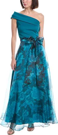 Eliza J Wrap Surplice Bodice Ballgown Skirt