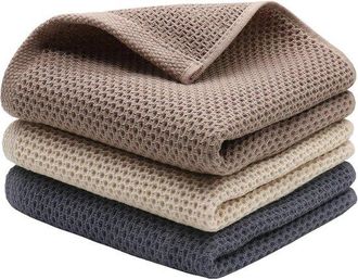 OEM Toallas De Algod&oacute;n, Toallas Faciales, Textura De Gofre, Pa&ntilde;os De T&eacute;, Suaves Y Absorbentes, Toallas Deportivas, Pa&ntilde;os De Mano, 33 X 71 Cm