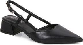 Berness Vieda Pointed Toe Slingback Pump in Black at Nordstrom Rack, Size 7.5