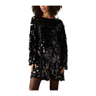 Moves Dames, Jurken, Zwart, Maat: XS