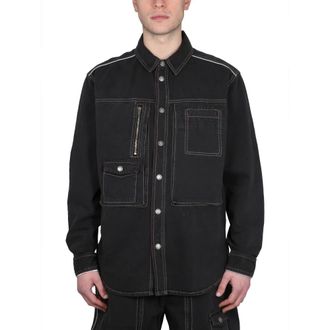 Isabel Marant Heren, Jassen, Zwart, Maat: M Denim