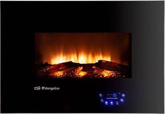Orbegozo Chimenea El&eacute;ctrica Orbegozo Cm 8000, Efecto Fuego Real Con Funcionamiento Independiente, Mando A Distancia, Termostato Digital Regulable, Panel De Con