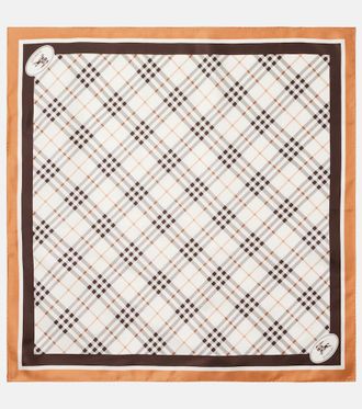 Burberry Burberry Check silk twill scarf
