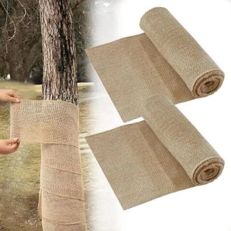 OEM Juego De 2 Rollos De Papel Protector De Arpillera Para Proteger La Corteza - 30 X 500 Cm - Protecci&oacute;n Contra Heladas - Para Plantas De Jard&iacute;n Y Tronco