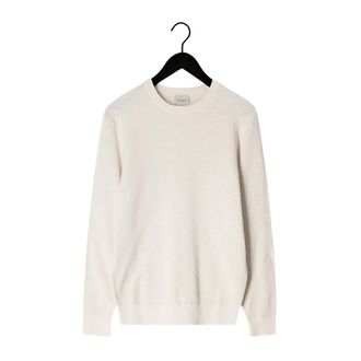 Profuomo Structure Crew Neck - Heren - Truien - Beige - Maat: 2XL Katoen