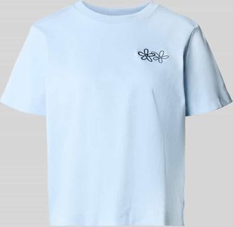 Vero Moda Regular Fit T-Shirt aus reiner Baumwolle Modell SARA in Hellblau, Gr&ouml;&szlig;e XL