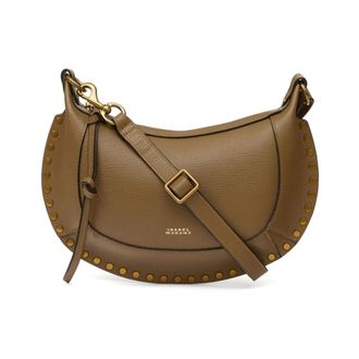 Isabel Marant Isabel Marant, Shoulder Bags, female, Brown, Size: ONE SIZE Stud Embellished Leather Shoulder Bag