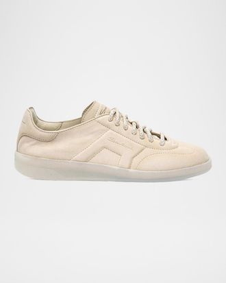 Santoni Oly Suede Low-Top Sneakers