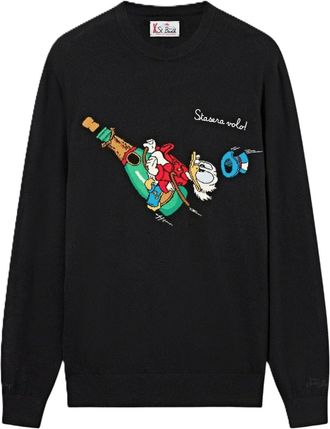 MC2 Saint Barth Playful Graphic Crewneck Sweatshirt