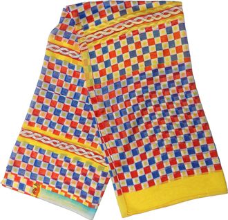 Dolce & Gabbana Multicolor Silk Carretto Foulard Womens Scarf