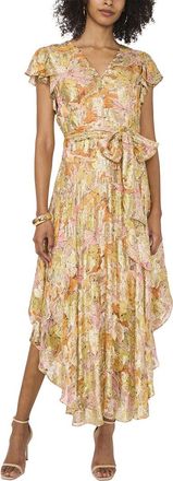 Vince Camuto V-Neck Button Down Maxi Dress