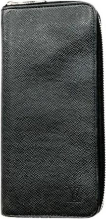 Louis Vuitton Pre-owned Wallets, male, Black, Size: ONE SIZE Pre-owned Long wallet (bi-fold)