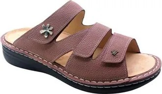 Finn Comfort Grenada Slide Sandal in Rose Nubuk at Nordstrom, Size 36