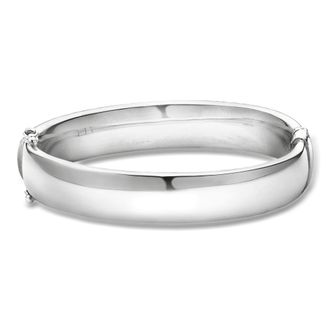 Ross-Simons 12mm Rhodium-Plated Bangle Bracelet