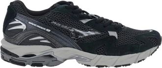 Mizuno Wave Rider 10 - Heren - Hardloopschoenen - Zwart - 43 1/2 EU - Fitness
