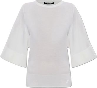 Jacquemus Round-neck Knitwear, female, White, Size: M Mananco Top