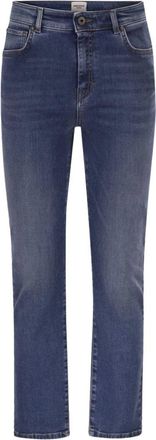 Max Mara Lana Slim Jeans - Dames - Regular Fit Jeans - Blauw - M - Katoen - Jeans