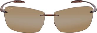 Maui Jim Lighthouse HCL Bronze Rectangular Unisex Sunglasses H423-26 65