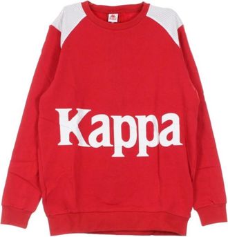 Kappa Sweatshirts - Heren - Sweatshirts - Rood - M - Hoodies & sweatvesten