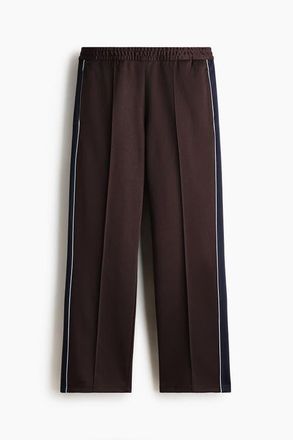 H&M Relaxed Fit Track Pants in Brown/stripes at Nordstrom, Size Xx-Large