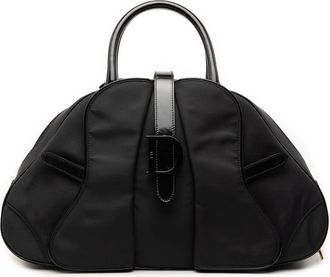 Dior Pre-owned Dior Nylon Double Saddle Bowler Bag Ladies Z21S1BLSKM6FT4LY