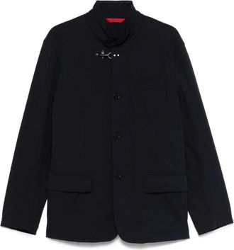 Fay Jassen, Heren, Blauw, 2Xl, Stand-Up Collar Jas