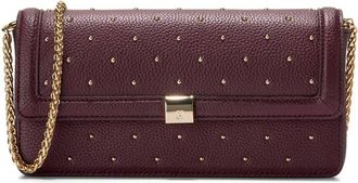 Cole Haan Daniella Leather Wallet on a Chain in Black Garnet With Studs at Nordstrom