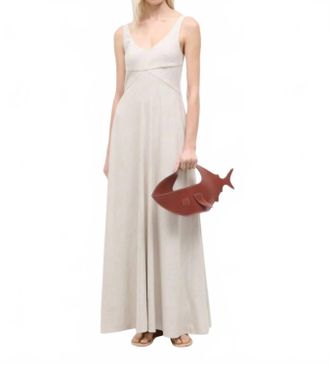 Staud Madison Maxi Dress In Natural